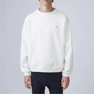 Acne Studios Flint Face Sweatshirt Crew neck Size Small White